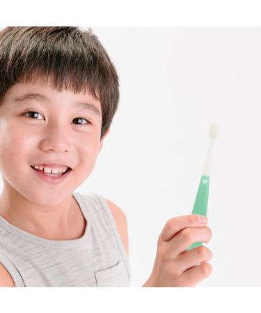 Lurrose Panda Toothbrush for Kids Cartoon Whole Mouth Training Brush Cute & Deep Clean Baby Tooth Cleaner (1 Pack Green) - Buy Online on GoSupps.com