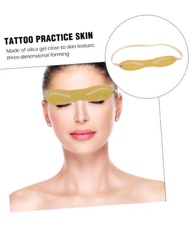 Healvian 80 Pcs Eyebrow Practice Skin Eyebrow Practice Headband Micro- Blading Practice Skin - Buy Online on GoSupps.com
