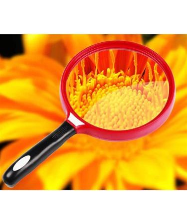  LOSCHEN 2.5x Handheld Reading Magnifier 130MM Large Magnifying Lens with Non-Slip Soft Handle Magnifying Glass Ideal for Reading/Exploring/Inspection/Maps/Hobbies and Crafts- For Kids/Adults/Elderly - Buy Online on GoSupps.com