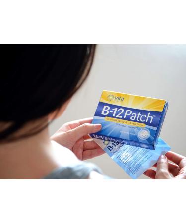 Vita Sciences Vitamin B12 Patch - Extra Strength Formula for Men and Women - 1 Month Supply - Buy Online on GoSupps.com