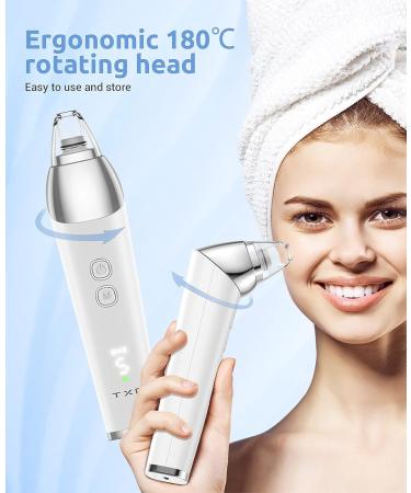 Blackhead Vacuum Remover | Rechargeable Electric Pore Cleaner Kit with 5 Suction Probes - Buy Online on GoSupps.com