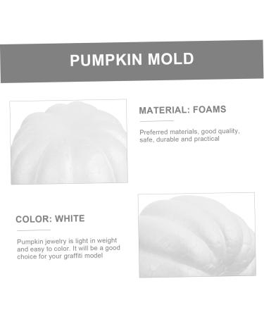 VILLCASE 60 Pcs Foam Simulation Pumpkin Bamboo Cabinet Ornaments for Kids Creative DIY Pumpkin Stencils for Kids DIY Halloween Crafts Pumpkin Decorations Child White Set Artificial Whitex6pcs 8X8CMx6pcs - Buy Online on GoSupps.com