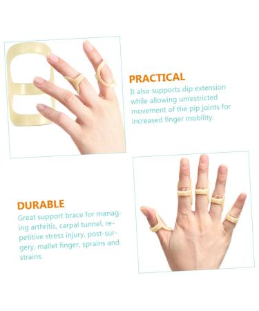 ULTECHNOVO 20 Pcs Durable Finger Brace Metacarpal Support Splint - Adjustable Stabilizer for Adults & Children - Best Fix for Finger Injuries - Buy Online on GoSupps.com