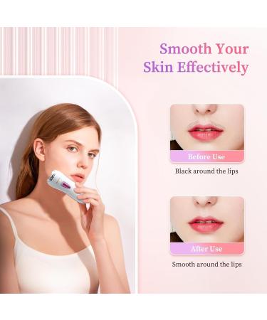Facial Epilators for Women Facial Hair Remover with LED Light Mini Rechargeable Face Epilator Including Eyebrow Trimmer for Facial Armpit Bikini and Leg Cdk111403 - Buy Online on GoSupps.com