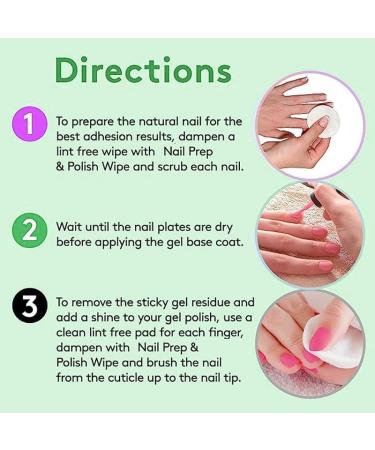ican Nail Prep & Polish 2 in 1 Wipe Gel Polish Residue Cleaner Multi-Purpose for Sanitiser For Nail Care 250ml - Buy Online on GoSupps.com