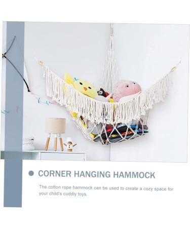 Magiclulu Yoga Ball Stand & Toy Hammock - Plush Cotton Storage for Kids' Toys & Cuddly Stuffed Animals - Buy Online on GoSupps.com