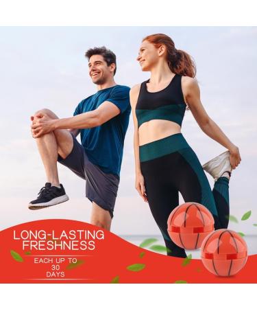 TIESTRA Shoe Deodorizer Balls 6 Pack-Reusable Shoe Fresheners-Fresh Scent for Sport Shoes Bags and Locker Basketball/Cologne - Buy Online on GoSupps.com