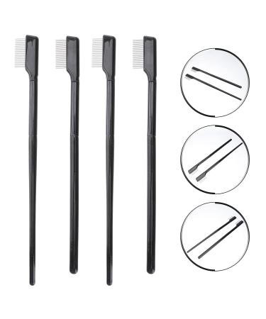 4pcs Multifunctional Eyelash & Eyebrow Comb Set - Portable Makeup Tool for Grooming & Mascara Application - Buy Online on GoSupps.com