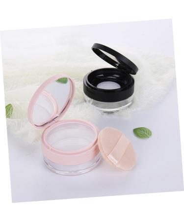 Beavorty 3 Pcs Travel Cosmetic Containers Cosmetic Travel Containers Cosmetic Case Loose Powder Makeup Box 7*3.8cmx3pcs Blackx3pcs - Buy Online on GoSupps.com
