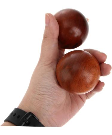 Frcolor Handball Massage Balls - Wooden Fitness & Gymnastics Rolling Balls for Stress Relief | International Shipping - Buy Online on GoSupps.com