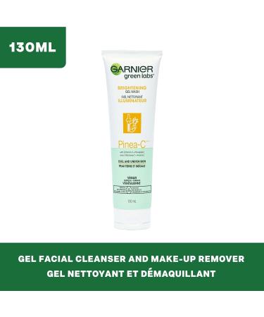 Garnier SkinActive Green Labs Brightening Gel Cleanser with Vitamin C - 4.4 oz (Pinea-C Pineapple) - for Dull, Uneven Skin - Buy Online on GoSupps.com