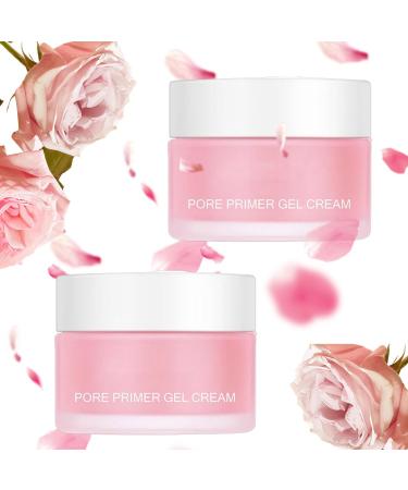 VoH Trade 2 pieces pore primer gel cream pore filling gel cream pore filling primer for the face suitable for all skin tones keeps your skin radiant shrink pores