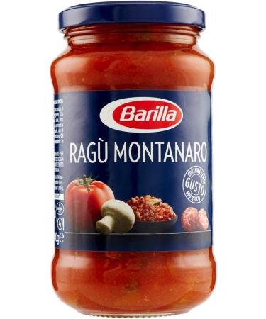  Italian Gourmet E.R. Barilla Rag Montanaro Pasta Sauces with Sausages and Mushrooms 400 g from Italy + Italian Gourmet Polpa 400 g - Buy Online on GoSupps.com