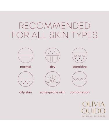 OLIVIA QUIDO Clinical Skin Care Beauty Oil - Anti-Aging Serum with Bakuchiol Marula & Rose Hip Oil for Brightening Repairing and Hydrating Skin - Acne Prevention - Buy Online on GoSupps.com