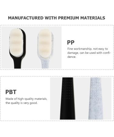 Lurrose 6-Pack Silicone Toothbrush Prosthesis Cleaning Brush - Gentle on Sensitive Gums Ideal for Kids & Household Use - Buy Online on GoSupps.com