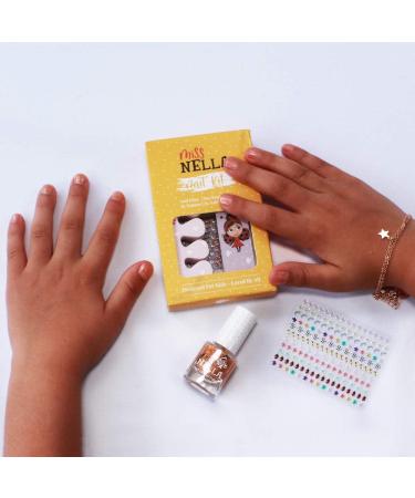 Miss Nella Magic Collection Open Sesame Safe Gold Nail Polish for Kids - Non-Toxic & Odour-Free Formula | Water-Based & Easy Peel Off - Buy Online on GoSupps.com