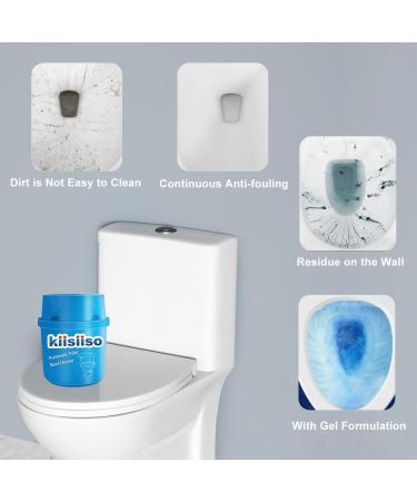 KIISIISO Toilet Bowl Cleaner Tablets - 6 Pack for 6 Months Supply - Automatic Long-Lasting Formula in Bottle - Blue - Buy Online on GoSupps.com