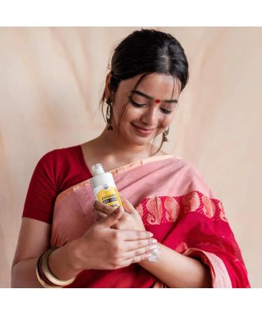 Ashtagandh Body Lotion - Ayurvedic Formula with Kesar & Chandan | Inspired by Rudrabhishekam Temple Secrets | 200 ml - Buy Online - Buy Online on GoSupps.com