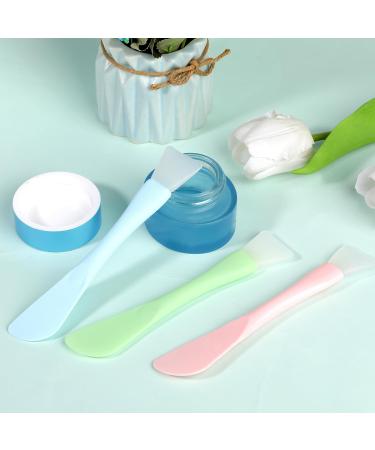 Silicone Facial Mask Applicator 4 Pcs Reusable Double-End Face Mask Brush Washable Beauty Spatula Tools for Clay Cream Gel And Mud Facial Masks Gentle Exfoliating Deep Pore Cleansing Detachable - Buy Online on GoSupps.com