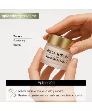 Bella Aurora Splendor Sensiderm Cr me anti- ge pour peaux sensibles hydratante et apaisante avec Centella Asiatica et Mandarine Chios sans parfum 50 ml - Buy Online on GoSupps.com