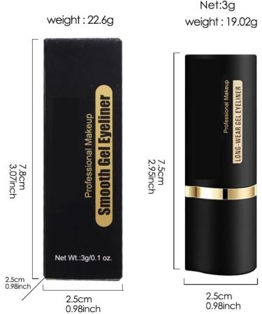 Ayky Long Wear Gel Eyeliner Retrospect Eyeliner Rational Eye Stick Gel Eyeliner Rationalu Gel Eyeliner Natural Black Eyeliner Cream Waterproof Gel Eyeliner Waterproof(Mix) - Buy Online on GoSupps.com