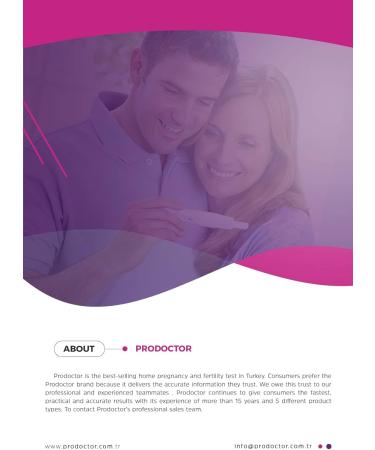 Prodoctor Early Pregnancy Tests Pack of 3 - Home Kit One Step Tests - 99.8% Accuracy - Super Sensitive - Same Day Results - Buy Online on GoSupps.com