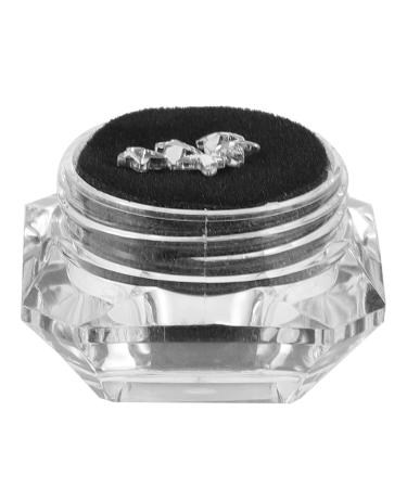 Healvian 1 Set of Dental Crystal Tooth Ornaments Teeth Jewelry Gems Glittering Tooth Jewelry 0.4x0.3cm