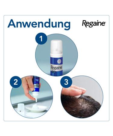 REGAINE Men Foam - Stop Hair Loss & Stimulate Growth | 3 Month Pack with 5% Minoxidil | International Shipping Available - Buy Online on GoSupps.com
