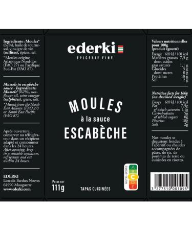 Mussels in Escabeche Sauce 111g x 6 - Buy Online on GoSupps.com
