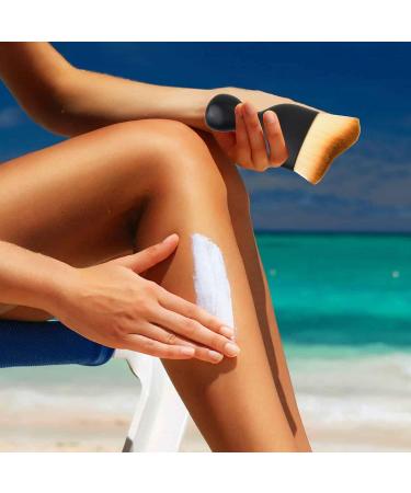 iwiio Tanning Brush Self Tan Brush Body Makeup Brush for Self Tanning Tanning Brush for Body and Face Body Brush for Tan Self Tanning Mousse Blending Brush Sunless Tanner Brush - Buy Online on GoSupps.com