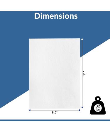 TYH Supplies 50 Pack Newsprint Drawing Paper 32lb Rough 8.5 x 11 Inches - Printer Friendly Blank Sheets - Buy Online on GoSupps.com