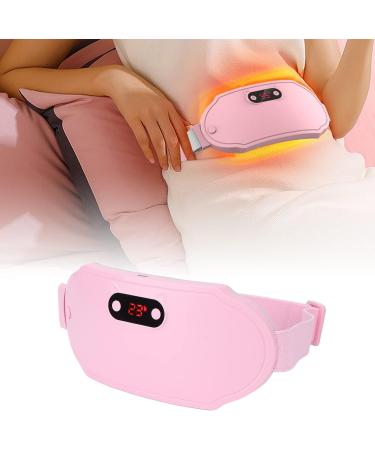 Syrisora Women's Heating Belt - Fast Warming Hot Compress 6-Speed Vibration Electric Waist Massager in Pink | International Shipping Available - Buy Online on GoSupps.com