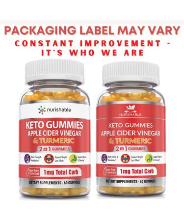 ACV Keto Gummies for Weight Loss - Apple Cider Vinegar & Turmeric Formula | 60 Gummies - Buy Online on GoSupps.com