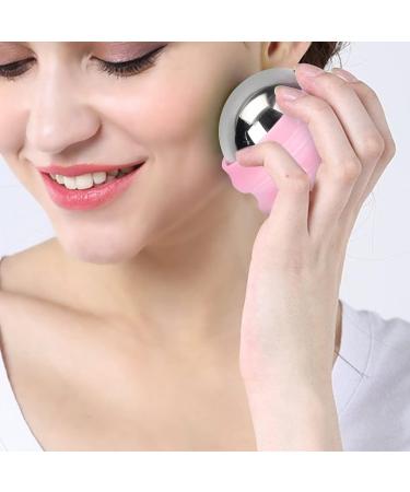 Minkissy Face Ice Balls Stainless Steel Face Cooling Ball Globe Face Attracting Skin Care Tools for Women Men Reduce Swelling Pores Wrinkles Pink - Buy Online on GoSupps.com