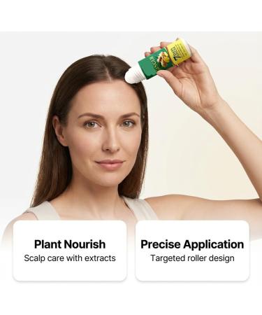 XINRAN Ginger essential oil roll-on for hair 7-day nourishing ginger scalp roll-on ginger growth oil 7-day intense moisturizing serum for dry damaged and rough hair (4 pcs) - Buy Online on GoSupps.com