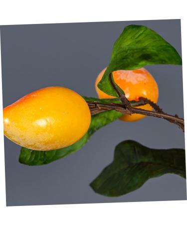 DECHOUS 1pc Home Decor Artificial Tree Branches Home Accents Decor Faux Flower Arrangements Artificial Fruits House Decorations for Home Artificial Fruit Props Chinese Style Pretend Orange 52X18CM - Buy Online on GoSupps.com