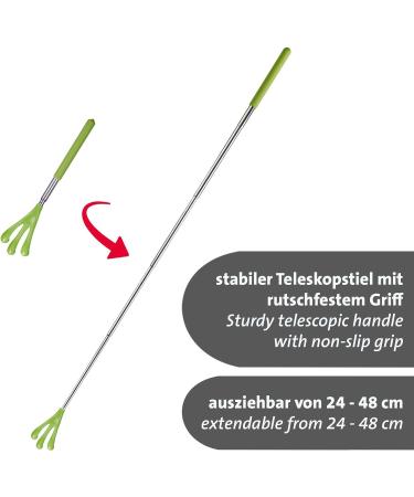 Westmark Back Roller Massage Scooter - Telescopic Handle for Back Shoulders & Neck - Practical Massager (48 cm) - Durable Plastic & Stainless Steel - Shop Internationally! - Buy Online on GoSupps.com