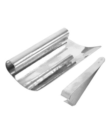 PopetPop 1 set butcher hair removal shave epilator metal spatula tool hair removal device for farm animals animal hair scraps mangan manga steel hairproof hair