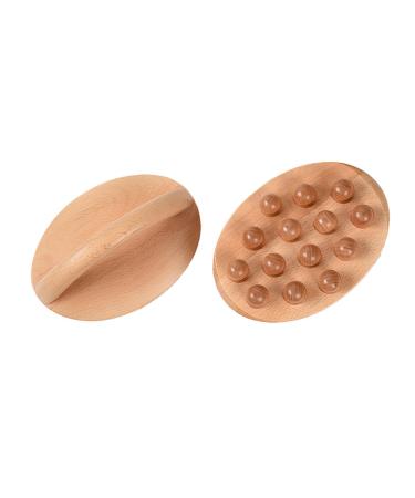 Felenny Wooden Massage Brush Lymphatic Drainage Massager Anti-Cellulite Body Shaping Tool for Whole Body