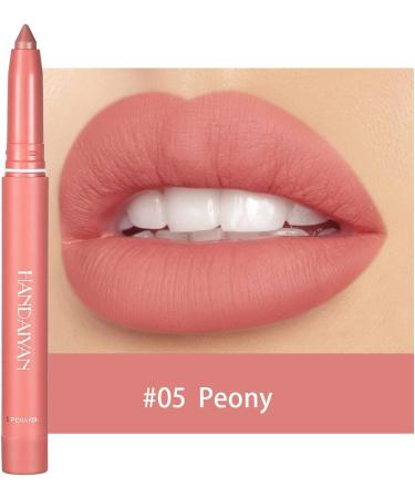  Cbincn Matte Velvet Pencil Lipstick Long Lasting Non Fading Lip Liner Lipstick Matte Light Crayon Lipstick with Built-in Sharpener Rotary Cut Dual Purpose - Buy Online on GoSupps.com