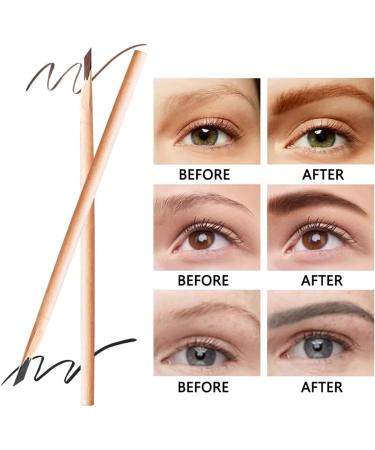 HASAIKA Waterproof Wooden Eyebrow Pencil Makeup Eyebrow Pencil Sharpenable Eyebrow Pencil Long Lasting Eyebrow Pencil for Filling and Outlining - Buy Online on GoSupps.com
