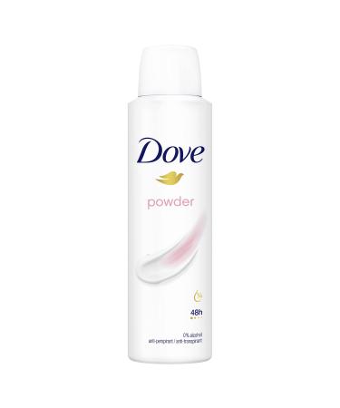 Dove Powder Anti-perspirant Deodorant Spray pack of 6 with moisturising cream for 48 hours of protection 150 ml Powder 150 ml (Pack of 6) - Buy Online on GoSupps.com