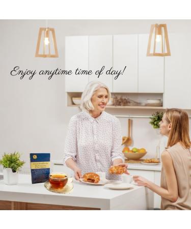 CJay Imperial Scottish Breakfast tea | Whole Leaf tea bags | 40 tea bags | Eco-conscious packaging | Non GMO Gluten Free | Premium bold black teas grown in India | Resealable Pouch 40 Whole leaf Tea bags Scottish Breakfast - Buy Online on GoSupps.com