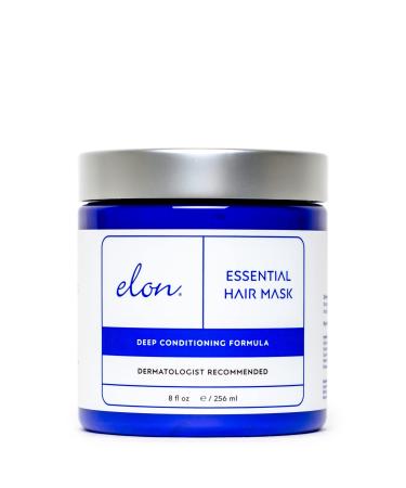 Elon Essentials Deep Conditioning Hair Mask   Hair Treatment Masks w/Shea Butter  Biotin  Argan & Coconut Oil   Hydrating Hair Mask for Dry Damaged Hair to Restore Shine & Silkiness (8 oz)