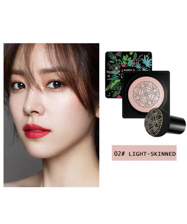 Uniform Skin Color Makeup Primer - CC Cream Foundation with Mushroom Head Air Cushion | BB Cream & Concealer for Face - 1G (#02) - International Shipping Available - Buy Online on GoSupps.com