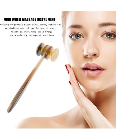 Frcolor 1stk Multi-Wheel Massager for Muscle Relief & Facial Tightening - Portable Back & Leg Massage Roller - Buy Online on GoSupps.com