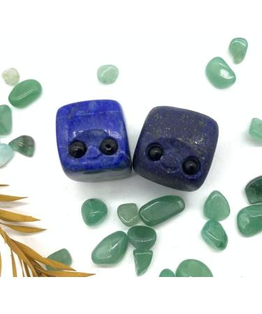 Natural Quartz Crystal 1PC Natural Blue Lapis Lazuli Quartz Carved Stone Cube Hedgehog Shaped Hand Carved Polished Home Decor Crystals Home Office Decor ERBDRGAZ - Buy Online on GoSupps.com