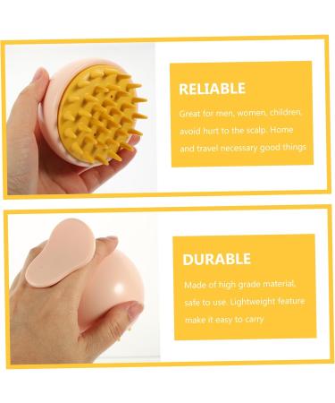 Orfofe Shampoo Massage Brush Set - Daily Scalp Peeling & Compact Accessories | Weather-Resistant Scalp Scrape Device | Travel-Friendly 9.6x8.4x8.1cm - Buy Online on GoSupps.com