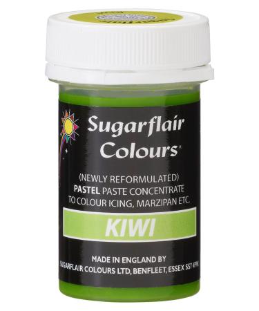 Sugarflair Kiwi Pastel Food Colouring Paste Highly Concentrated for Use with Sugar Pastes Buttercream Royal Icing or Cake Mix Subtle Colour Dye - 25g