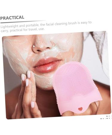 OHPHCALL 2Pcs silicone scrubber for face detergent care brush washbasin cleasing milk massage household silicone cleaning brush silicone exfoliating pad blackhead scrubber tool - Buy Online on GoSupps.com